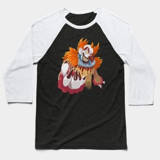 Cuddles the Halloween Clown Baseball T-Shirt